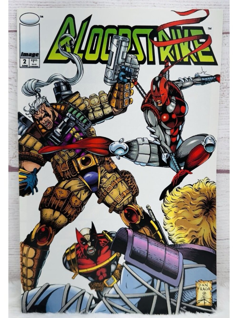Image Comics: BLOODSTRIKE Comic Book Issue #2 (June 1993) LETHAL ACTION